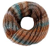 Écharpe Tube Jasila by Lierys marron-bleu One Size