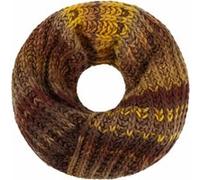 Écharpe Tube Jasila by Lierys marron-jaune One Size