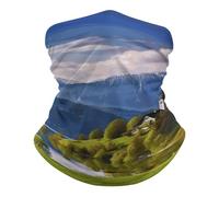 Écharpe Tube Paysage Respirant Bandeau Magique Anti-Solaire Cache-Cou pour Extérieur Yoga 26X30cm