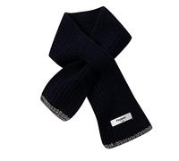 Écharpe tube pour homme et femme - Automne et hiver - Coupe-vent - Doux et chaud - En cachemire - Tour de cou tendance - Pour le bureau et les loisirs - Cyclisme, Noir , taille unique