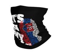 Écharpe Tube Slovaque C'est dans Mon Adn Drapeau De La Slovaquie Multifonctionnel Écharpe Demi-Visage Anti-Solaire Headwrap pour Adulte Homme Extérieur