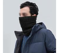 Écharpe tube thermique pour activités de plein air avec couverture complète de la chaleur pour le visage, le cou et la tête, design résistant au vent pour une utilisation par temps froid (noir)