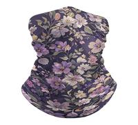 Écharpe Tube Vignette De Vigne Violette Anti-UV Chapeaux Demi-Visage Séchage Rapide Couvre-Chef pour Cyclisme Femme Yoga