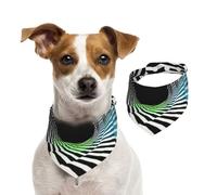 Écharpe tunnel hypnose pour animal domestique, bandanas printemps été en coton doux pour chiot, accessoires réglables pour petites, moyennes et grandes filles, garçons, chiots, taille M