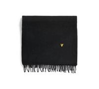 Écharpe unie en laine d'agneau Lyle & Scott Noir TU