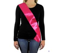 Écharpe vierge en satin à écrire soi-même pour obtention de diplôme, anniversaire, cérémonie, enterrement de vie de jeune fille