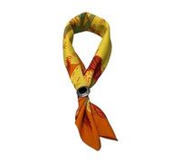 Écharpe vintage à motif floral tendance et souple pour le cyclisme, la randonnée et les activités de plein air au quotidien, K, taille unique