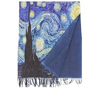 Écharpe viscose cadeau pour femme anniversaire Noël art mode écharpe écharpe écharpe écharpe cachemire couverture épaule Van Gogh nuit étoilée