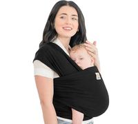 Écharpes de portage élastiques tout-en-un - Porte-bébé - Porte-nourrisson - Écharpe de portage - Écharpes de portage mains libres - Cadeau de naissance - Taille unique (Trendy Black)