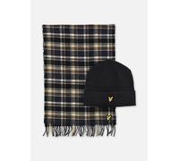 Echarpes et Foulards Lyle & Scott Lambswool Blend Scarf And Beanie Set pour Homme T.U Bleu