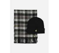 Echarpes et Foulards Lyle & Scott Lambswool Blend Scarf And Beanie Set pour T.U Noir