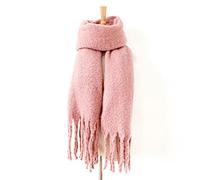 Écharpes pour femmes écharpe d'hiver épaisse chaude douce châle écharpe rose 3, rose