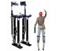 Echasse Plaquiste Aluminium, Echasses Plaquiste Peintre Antidérapant, Cloison Sèche Échasses Professionnelles Travail Kit Plaquiste Outils Plaquiste Pour Plafond Réparation Du Mur À Sec 61-102cm