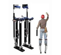 Échasses de peintres réglables en aluminium pour le revêtement de cloison sèche et la finition du plafond, hauteur réglable de 61 à 102 cm