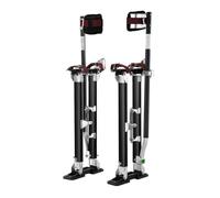 Échasses de plaquiste réglables 61-101 6 cm en aluminium charge 103 kg semelles 27-29 cm et genouillères