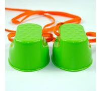 Échasses De Saut En Plastique Pour Enfants, 1 Paire, Équipement D'Entraînement D'Équilibre En Plein Air, Jeu De Coordination, Jouets, Cadeaux