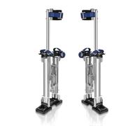 Échasses pour cloison sèche, 38,1 à 58,4 cm, échasses de cloison sèche pour adultes, hauteur réglable en aluminium pour peinture sur bois, élagage des branches ou nettoyage