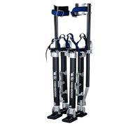 Échasses pour cloison sèche - Aluminium réglable avec plaques de pieds antidérapantes et genouillères en PVC, hauteur de 38,1 à 162,6 cm, supporte 100 kg, facile à déplacer pour les peintres et les