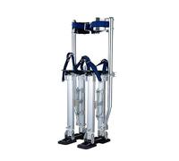 Échasses pour cloisons sèches durables en aluminium, outil professionnel en alliage d'aluminium, réglables en hauteur de 46 à 76 cm (18 à 30 pouces), supportant une charge de 100 à 150 kg pour les p