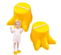 Échasses pour , Échasses pour - Jouet sur les échasses de marche pour 2 pièces,Jeu de pique-nique classique Set antidérapant en forme de pied de dinosaure sur les échasses de marche Gi