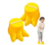 Échasses pour enfants - Jouets de course pour enfants, 2 pièces, ensemble de jeu de pique-nique classique, forme de pied de dinosaure, matériel d'équilibre | Pour la compétition scolaire, la place, le