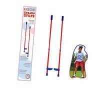 Échasses stables d'Indy | Échasses pour enfants entièrement réglables, tenues à la main et antidérapantes