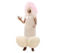 Echden Costume Gonflable Adulte Costume Gonflable une Pièce Vêtements Drôles pour La Fête de Célibataire de Halloween Blow Up