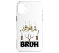 Échec aux chandelles Bruh Dîner éteint drôle Saint-Valentin Coque pour iPhone 16 Plus
