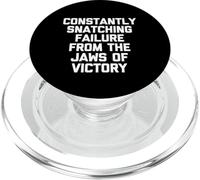 Échec constamment arraché des mâchoires de la Victoire - Drôle PopSockets PopGrip pour MagSafe