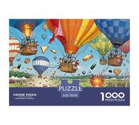 Échec du Festival des Ballons de l'Air Puzzle en Bois Imperméable Puzzles De 1000 Pièces pour Adultes Défi Et Casse-tête De Décoration pour La Maison