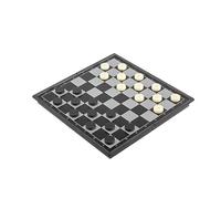 echec échecs Jeu Jeu de Dames magnétiques Pliable avec Rangement for Enfants et Adultes, idéal for Les Voyages en Voiture et Le Camping en Famille. Voyage(20 * 20 * 2cm)