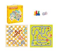 echec échecs Jeu Jeu de société 2 en 1, échiquier Double Face, développe la pensée logique for Les Jeux de société en Famille, boîte de Rangement en Bois ABS Durable Voyage(Color A)