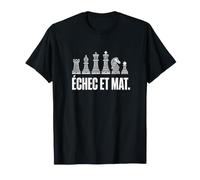 Échec et Mat Joueur d'échecs pièces Roi et Cavalier T-Shirt