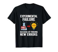 Échec expérimental Succès Science Mathématiques Nerd Humour T-Shirt