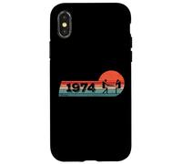 Échecs Anniversaire né en 1974 Échiquier Joueur d'échecs Coque pour iPhone X/XS