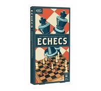 Piatnik – Jeu d'échecs Vintage – 32 pièces en bois – Échiquier pliable – 2 joueurs ou plus