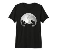 Échecs | Chat écureuil Lune T-Shirt Haut de Gamme