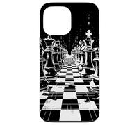 Échecs Dessin Jeux de table Coque pour iPhone 13 Pro Max