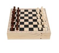 échecs Ensemble de palets à Fronde Rapide 4 en 1 for Enfants et Adultes, Jeux d'échecs, de Dames, de Morpion, de Voyage, Portables et Pliables magnetique