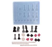 Échecs et cartes Les moisissures faciles à nettoyer autour de la fonte de silicone Accessoires faits à la main pour les amateurs d'artisanat Cadeaux amateurs