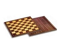 Echecs et dames Bois (40 X 40 cm)