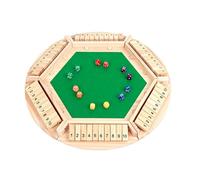 Echecs Jeu de dés Shut The Box for Adultes et Enfants, Classique, Plateau en Bois, Jeux de mathématiques for Salle de Classe, Maison, fête ou pub, 2 à 6 Joueurs échecs(Legno)