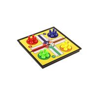 Echecs Jeu de Voyage magnétique Ludo, Plateau Pliable avec aimants sécurisés, Cadeau for Enfants et Adultes, idéal for Les Voyages et Les Loisirs en Famille échecs(13 * 13 * 1.2cm)