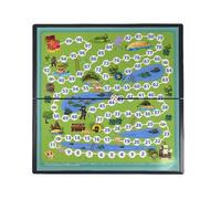 Échecs Jeu d'échecs magnétique de Combat de bêtes, Plateau Pliable, Jouet éducatif for Enfants et Adultes, for Les balades en Voiture et Les soirées de Jeux en Famille Jeux de société