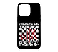 Échecs Joueur d'échecs échiquier ne comprenez Chess Drôle Coque pour iPhone 15 Pro Max