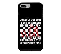 Échecs Joueur d'échecs échiquier ne comprenez Chess Drôle Coque pour iPhone 7 Plus/8 Plus