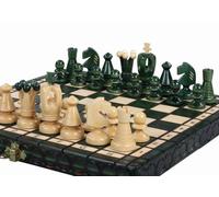 ÉCHECS ROYAUX PETIT, VERT (30x30cm)