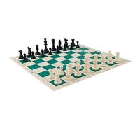 échecs Tapis d'échecs avec bac de Rangement, échiquier Enroulable, Portable, léger et antidérapant, for Enfants et Adultes magnetique(51 * 51cm)
