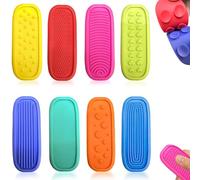 Echehi Jouets Sensoriels 8 Pack avec Ventouses, Anti-Stress pour Adultes et Enfants, Autisme TDAH Anxiété, Jouets Calmes pour la t Le Bureau, Outils d'Aide à la Concentration