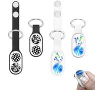 Echehi Lot de 2 Jouets Magnétiques Anti Stress, Portables, Anti Stress et de Concentration, Idéaux pour Adultes et Enfants. Blanc, Noir